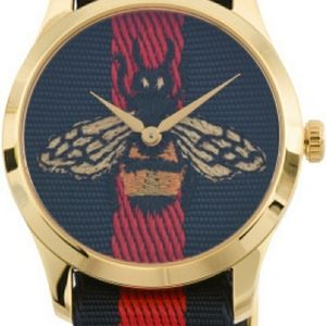 Swiss made G nylon unisex Gucci bee strap watch